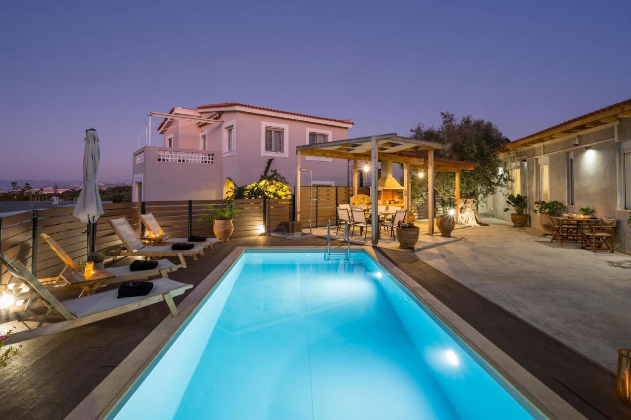 Villa Roxanne Galatas  Luaran gambar